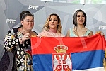 Farewell Tijana Bogicevic in Kiev at the Eurovision Song Contest (Eurovision Song Contest 2017).Ispracaj Tijane Bogicevic u Kijev na Eurosong (pesma Evrovizije 2017)