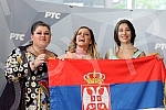 Farewell Tijana Bogicevic in Kiev at the Eurovision Song Contest (Eurovision Song Contest 2017).Ispracaj Tijane Bogicevic u Kijev na Eurosong (pesma Evrovizije 2017)