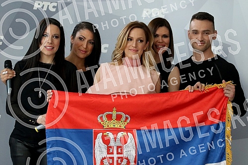 Farewell Tijana Bogicevic in Kiev at the Eurovision Song Contest (Eurovision Song Contest 2017).Ispracaj Tijane Bogicevic u Kijev na Eurosong (pesma Evrovizije 2017)