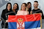 Farewell Tijana Bogicevic in Kiev at the Eurovision Song Contest (Eurovision Song Contest 2017).Ispracaj Tijane Bogicevic u Kijev na Eurosong (pesma Evrovizije 2017)
