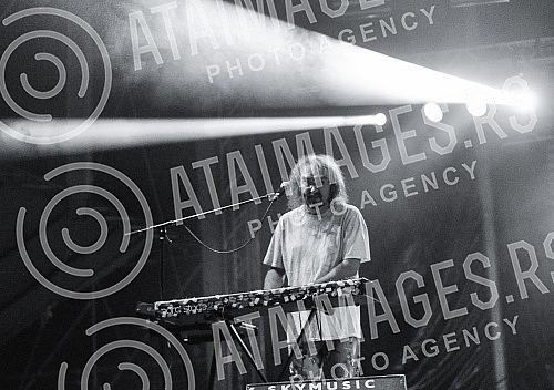 Concert of rock band Hladno pivo held on Beer fest.Koncet rok grupe Hladno pivo na Bir festu (Beer fest).