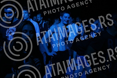 Concert of band Dead Kennedys held on Swimming pool 