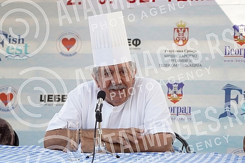 A press conference was held at Kalemegdan, near the Nebojsa Tower, at which the 