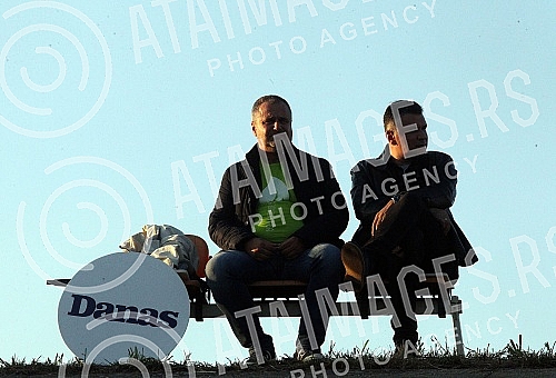 The first EcoKultArt festival in the Danube amphitheater on the left bank of the Danube KRNJART, organized by the citizens' association 