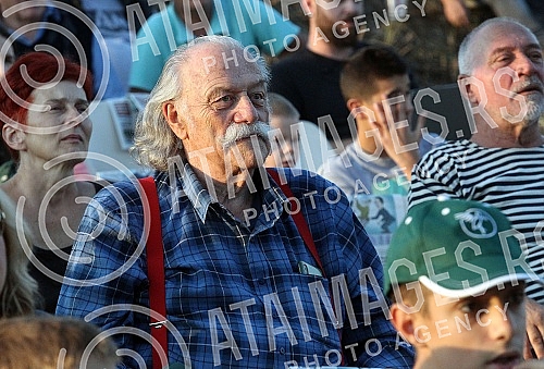 The first EcoKultArt festival in the Danube amphitheater on the left bank of the Danube KRNJART, organized by the citizens' association 