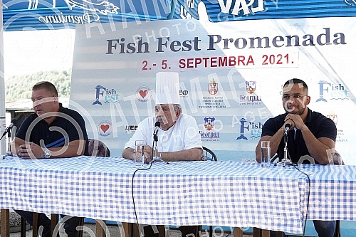 A press conference was held at Kalemegdan, near the Nebojsa Tower, at which the 