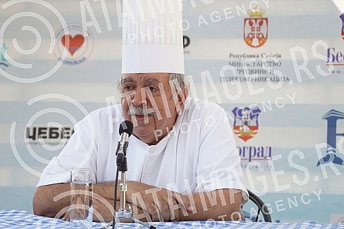 A press conference was held at Kalemegdan, near the Nebojsa Tower, at which the 