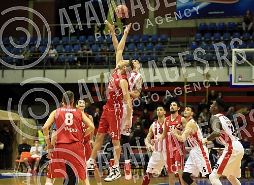 Utakmica 20. kola ABA Lige izmedju KK Crvena Zvezda Telekom (Beograd) i KK Metalac (Valjevo) odigrana u hali Pionir.