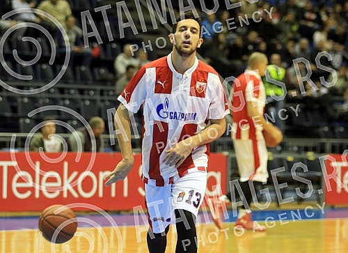 Utakmica 20. kola ABA Lige izmedju KK Crvena Zvezda Telekom (Beograd) i KK Metalac (Valjevo) odigrana u hali Pionir.