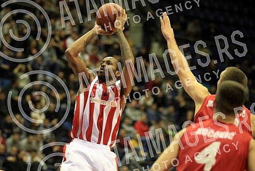 Utakmica 20. kola ABA Lige izmedju KK Crvena Zvezda Telekom (Beograd) i KK Metalac (Valjevo) odigrana u hali Pionir.