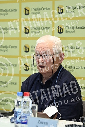 Press conference of the Demostat Research and Publishing Center.Konferencija za medije Istrazivacko izdavackog centra Demostat.