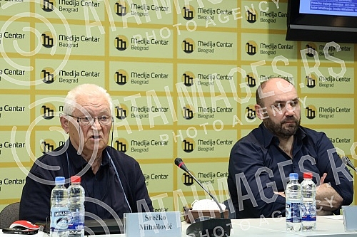 Press conference of the Demostat Research and Publishing Center.Konferencija za medije Istrazivacko izdavackog centra Demostat.