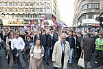The Coalition United for the Victory of Serbia and Belgrade organized a parade with Knez Mihailov from the Palace of Albania to the City Library, where the citizens and the media were addressed by the entire people of the coalition.Koalicija Ujedin