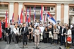 The Coalition United for the Victory of Serbia and Belgrade organized a parade with Knez Mihailov from the Palace of Albania to the City Library, where the citizens and the media were addressed by the entire people of the coalition.Koalicija Ujedin