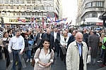 The Coalition United for the Victory of Serbia and Belgrade organized a parade with Knez Mihailov from the Palace of Albania to the City Library, where the citizens and the media were addressed by the entire people of the coalition.Koalicija Ujedin