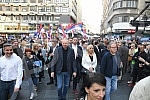 The Coalition United for the Victory of Serbia and Belgrade organized a parade with Knez Mihailov from the Palace of Albania to the City Library, where the citizens and the media were addressed by the entire people of the coalition.Koalicija Ujedin