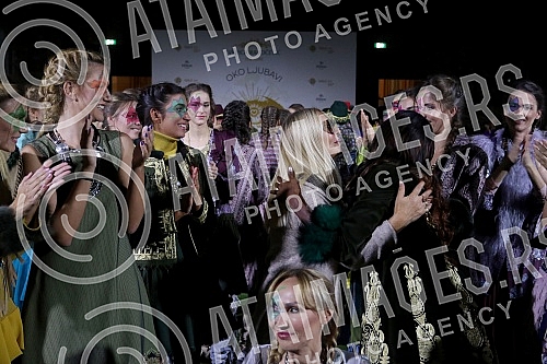 Fashion show by Verica Rakocevic held in Hilton hotel.Modna revija Verice Rakocevic odrzana u hotelu Hilton.