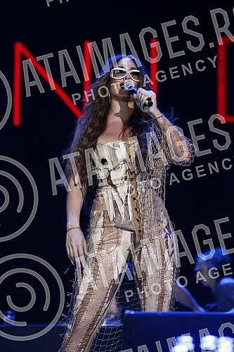 Performance of Senidah at the Exit festival on the Main Stage.Nastup Senidah na Exit festivalu na Glavnoj bini.