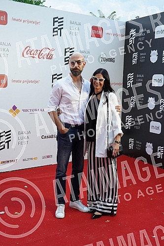 The performance of Josipa Lisac on the big stage of the fortress Kastel Banja Luka during the second evening of the second international music festival Banja Luka Fest, which will last until July 9.Nastup Josipe Lisac na velikoj sceni tvrdjave Kast