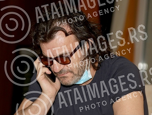 Singer Aleksandar Vuksanovic - Aca Lukas gave a concert on the terrace of his home. The working name of the show is 