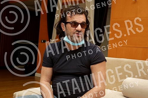 Singer Aleksandar Vuksanovic - Aca Lukas gave a concert on the terrace of his home. The working name of the show is 