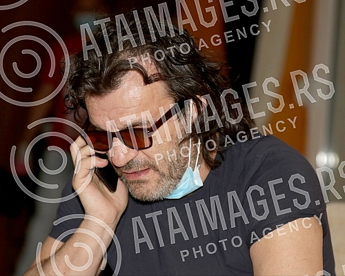 Singer Aleksandar Vuksanovic - Aca Lukas gave a concert on the terrace of his home. The working name of the show is 