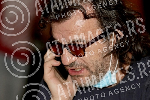 Singer Aleksandar Vuksanovic - Aca Lukas gave a concert on the terrace of his home. The working name of the show is 