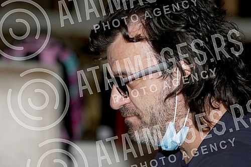 Singer Aleksandar Vuksanovic - Aca Lukas gave a concert on the terrace of his home. The working name of the show is 