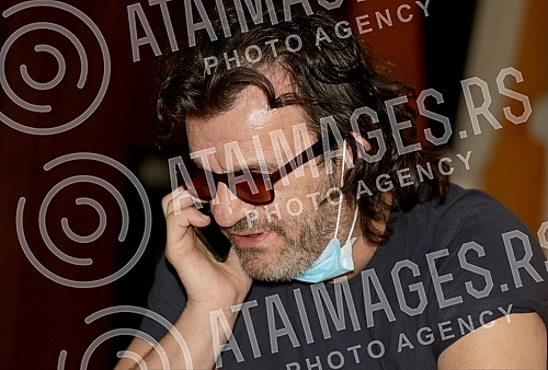 Singer Aleksandar Vuksanovic - Aca Lukas gave a concert on the terrace of his home. The working name of the show is 