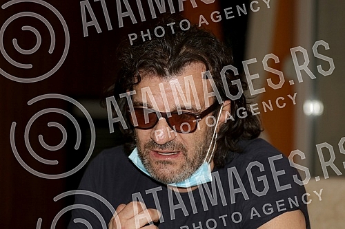 Singer Aleksandar Vuksanovic - Aca Lukas gave a concert on the terrace of his home. The working name of the show is 