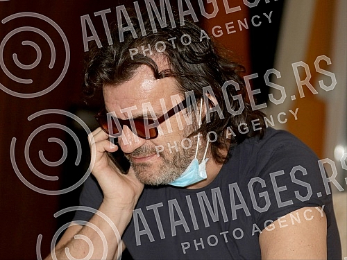 Singer Aleksandar Vuksanovic - Aca Lukas gave a concert on the terrace of his home. The working name of the show is 