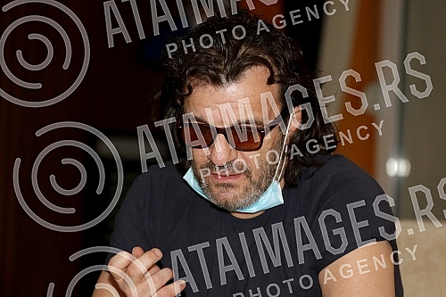 Singer Aleksandar Vuksanovic - Aca Lukas gave a concert on the terrace of his home. The working name of the show is 