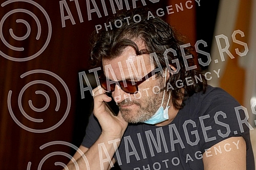 Singer Aleksandar Vuksanovic - Aca Lukas gave a concert on the terrace of his home. The working name of the show is 