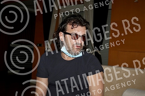 Singer Aleksandar Vuksanovic - Aca Lukas gave a concert on the terrace of his home. The working name of the show is 