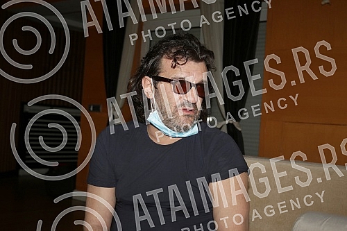 Singer Aleksandar Vuksanovic - Aca Lukas gave a concert on the terrace of his home. The working name of the show is 