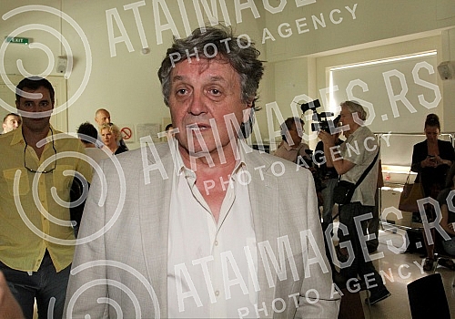 A press conference on the occasion of the shooting of the film 