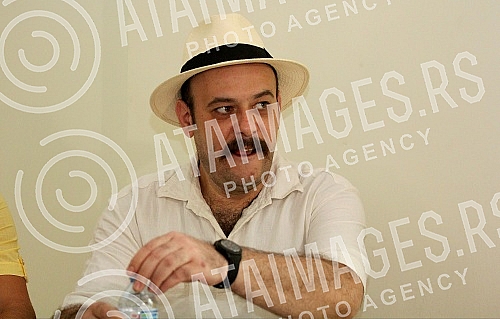 A press conference on the occasion of the shooting of the film 