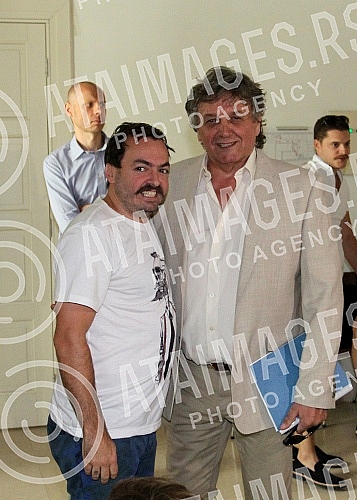 A press conference on the occasion of the shooting of the film 