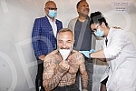 World-famous influencer and businessman of Italian origin Gianluca Vacchi and his partner Sharon Fonseca came to Belgrade today to receive the second dose of covid-19 vaccine at the Belgrade Fair.Svetski poznati influenser i biznismen italijanskog 