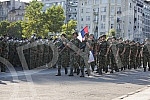 The general rehearsal of the ceremony on the occasion of the promotion of the youngest officers of the Serbian Army was held in front of the House of the National Assembly.Generalna proba svecanosti povodom promocije najmladjih oficira Vojske Srbij