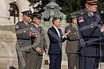The general rehearsal of the ceremony on the occasion of the promotion of the youngest officers of the Serbian Army was held in front of the House of the National Assembly.Generalna proba svecanosti povodom promocije najmladjih oficira Vojske Srbij