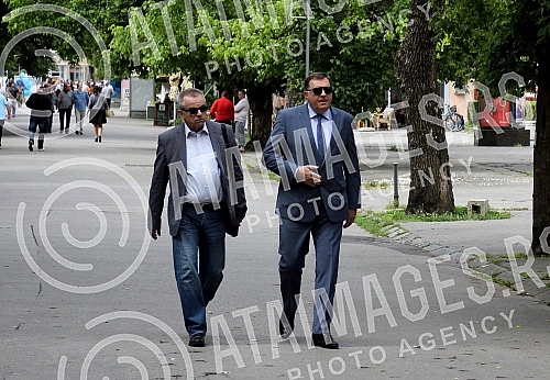 Meeting Milorad Dodik - president of Republic of Srpska and Mladen Ivanic held in Banja Luka.Susret Milorada Dodika - predsednik Republike Srpske i Mladena Ivanica odrzan u Banja Luci. 