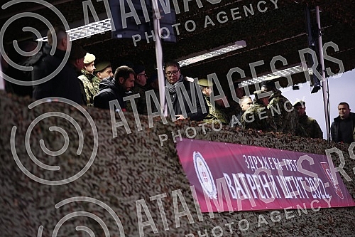 Joint tactical exercise with combat shooting 