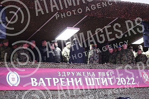 Joint tactical exercise with combat shooting 