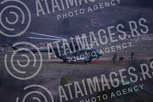 Joint tactical exercise with combat shooting 