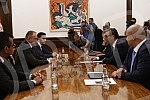 The President of the Republic of Serbia, Aleksandar Vucic, during consultations on the candidate for Prime Minister with representatives of the election list Marinika Tepic - United for the Victory of Serbia.Predsednik Republike Srbije Aleksandar V