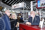Vladeta Jankovic, Miomir Petrovic and Goran Milasinovic signed their books at the Laguna stand at the 65th International Book Fair at the Belgrade Fair.