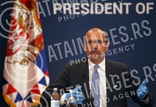At the Palace of Serbia, President of Serbia Aleksandar Vucic met with ambassadors of EU member states in Serbia.U Palati Srbija predsednik Srbije Aleksandar Vucic sastao se sa ambasadorima zemalja clanica EU u Srbiji.