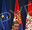 At the Palace of Serbia, President of Serbia Aleksandar Vucic met with ambassadors of EU member states in Serbia.U Palati Srbija predsednik Srbije Aleksandar Vucic sastao se sa ambasadorima zemalja clanica EU u Srbiji.