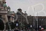 View from Nikola Pasic Square towards the buildings of the National Assembly and the Post of Serbia.Pogled sa Trga Nikole Pasica ka zgradama Narodne skupstine i Poste Srbije.
